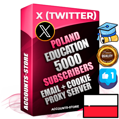 Professional Polish PREMIUM X (Twitter) accounts of manual registration and farming for the EDUCATION niche with high trust history photos and tweets — fully themed and optimized for EDUCATION advertising and promotion — 5000 niche-related live active followers 2009–2014 registration year Verified Email (Included) + Cookie JSON for secure import and login to the account + User Agent + High-quality filling (Photo Header Posts). Fully ready for targeted campaigns and ad launches from any country. Perfectly hold ads without bans. Ideal for any earning schemes affiliate promotions and marketing projects. Quality unlimited IPv4 proxy server included.
