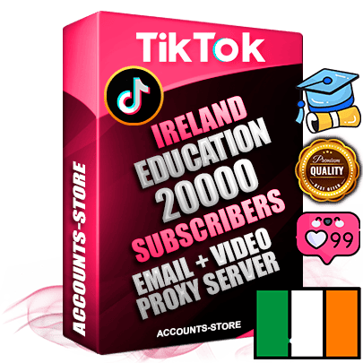 Professional Irish PREMIUM TikTok accounts of manual registration and farming for the EDUCATION niche with high trust history profile photos and videos — fully themed and optimized for EDUCATION advertising and promotion — 20000 niche-related live active subscribers 2018–2022 registration years Verified Email (included) + Cookie JSON for secure import and login to the account + User Agent + high-quality content filling (profile photo banner and videos). Fully ready for targeted campaigns and ad launches from any country. Perfectly holds ads without bans. Ideal for any earning schemes affiliate promotions and marketing projects. Quality unlimited IPv4 proxy server included. Professional Irish PREMIUM TikTok accounts of manual registration and farming for the EDUCATION niche with high trust history profile photos and videos — fully themed and optimized for EDUCATION advertising and promotion — 20000 niche-related live active subscribers 2018–2022 registration years Verified Email (included) + Cookie JSON for secure import and login to the account + User Agent + high-quality content filling (profile photo banner and videos). Fully ready for targeted campaigns and ad launches from any country. Perfectly holds ads without bans. Ideal for any earning schemes affiliate promotions and marketing projects. Quality unlimited IPv4 proxy server included.