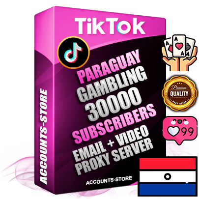 Professional Paraguayan PREMIUM TikTok accounts of manual registration and farming for the GAMBLING niche with high trust history profile photos and videos — fully themed and optimized for GAMBLING advertising and promotion — 30000 niche-related live active subscribers 2018–2022 registration years Verified Email (included) + Cookie JSON for secure import and login to the account + User Agent + high-quality content filling (profile photo banner and videos). Fully ready for targeted campaigns and ad launches from any country. Perfectly holds ads without bans. Ideal for any earning schemes affiliate promotions and marketing projects. Quality unlimited IPv4 proxy server included.