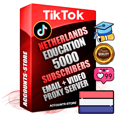 Professional Dutch PREMIUM TikTok accounts of manual registration and farming for the EDUCATION niche with high trust history profile photos and videos — fully themed and optimized for EDUCATION advertising and promotion — 5000 niche-related live active subscribers 2018–2022 registration years Verified Email (included) + Cookie JSON for secure import and login to the account + User Agent + high-quality content filling (profile photo banner and videos). Fully ready for targeted campaigns and ad launches from any country. Perfectly holds ads without bans. Ideal for any earning schemes affiliate promotions and marketing projects. Quality unlimited IPv4 proxy server included. Professional Dutch PREMIUM TikTok accounts of manual registration and farming for the EDUCATION niche with high trust history profile photos and videos — fully themed and optimized for EDUCATION advertising and promotion — 5000 niche-related live active subscribers 2018–2022 registration years Verified Email (included) + Cookie JSON for secure import and login to the account + User Agent + high-quality content filling (profile photo banner and videos). Fully ready for targeted campaigns and ad launches from any country. Perfectly holds ads without bans. Ideal for any earning schemes affiliate promotions and marketing projects. Quality unlimited IPv4 proxy server included.