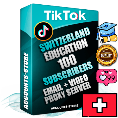 Professional Swiss PREMIUM TikTok accounts of manual registration and farming for the EDUCATION niche with high trust history profile photos and videos — fully themed and optimized for EDUCATION advertising and promotion — 100 niche-related live active subscribers 2018–2022 registration years Verified Email (included) + Cookie JSON for secure import and login to the account + User Agent + high-quality content filling (profile photo banner and videos). Fully ready for targeted campaigns and ad launches from any country. Perfectly holds ads without bans. Ideal for any earning schemes affiliate promotions and marketing projects. Quality unlimited IPv4 proxy server included.