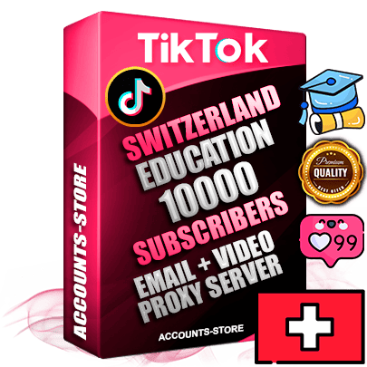 Professional Swiss PREMIUM TikTok accounts of manual registration and farming for the EDUCATION niche with high trust history profile photos and videos — fully themed and optimized for EDUCATION advertising and promotion — 10000 niche-related live active subscribers 2018–2022 registration years Verified Email (included) + Cookie JSON for secure import and login to the account + User Agent + high-quality content filling (profile photo banner and videos). Fully ready for targeted campaigns and ad launches from any country. Perfectly holds ads without bans. Ideal for any earning schemes affiliate promotions and marketing projects. Quality unlimited IPv4 proxy server included. Professional Swiss PREMIUM TikTok accounts of manual registration and farming for the EDUCATION niche with high trust history profile photos and videos — fully themed and optimized for EDUCATION advertising and promotion — 10000 niche-related live active subscribers 2018–2022 registration years Verified Email (included) + Cookie JSON for secure import and login to the account + User Agent + high-quality content filling (profile photo banner and videos). Fully ready for targeted campaigns and ad launches from any country. Perfectly holds ads without bans. Ideal for any earning schemes affiliate promotions and marketing projects. Quality unlimited IPv4 proxy server included.