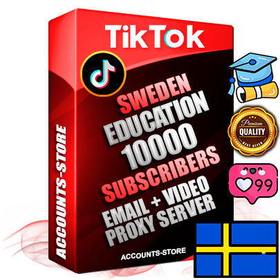 Professional Swedish PREMIUM TikTok accounts of manual registration and farming for the EDUCATION niche with high trust history profile photos and videos — fully themed and optimized for EDUCATION advertising and promotion — 10000 niche-related live active subscribers 2018–2022 registration years Verified Email (included) + Cookie JSON for secure import and login to the account + User Agent + high-quality content filling (profile photo banner and videos). Fully ready for targeted campaigns and ad launches from any country. Perfectly holds ads without bans. Ideal for any earning schemes affiliate promotions and marketing projects. Quality unlimited IPv4 proxy server included. Professional Swedish PREMIUM TikTok accounts of manual registration and farming for the EDUCATION niche with high trust history profile photos and videos — fully themed and optimized for EDUCATION advertising and promotion — 10000 niche-related live active subscribers 2018–2022 registration years Verified Email (included) + Cookie JSON for secure import and login to the account + User Agent + high-quality content filling (profile photo banner and videos). Fully ready for targeted campaigns and ad launches from any country. Perfectly holds ads without bans. Ideal for any earning schemes affiliate promotions and marketing projects. Quality unlimited IPv4 proxy server included.