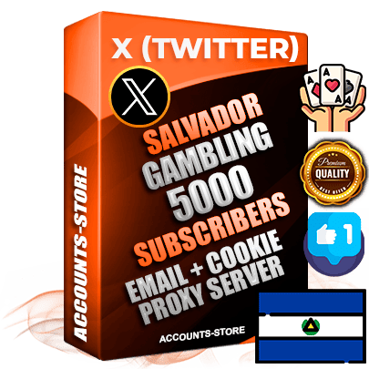 Professional Salvadoran PREMIUM X (Twitter) accounts of manual registration and farming for the GAMBLING niche with high trust history photos and tweets — fully themed and optimized for GAMBLING advertising and promotion — 5000 niche-related live active followers 2009–2014 registration year Verified Email (Included) + Cookie JSON for secure import and login to the account + User Agent + High-quality filling (Photo Header Posts). Fully ready for targeted campaigns and ad launches from any country. Perfectly hold ads without bans. Ideal for any earning schemes affiliate promotions and marketing projects. Quality unlimited IPv4 proxy server included.