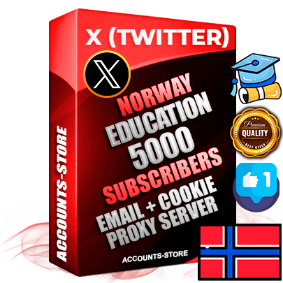 Professional Norwegian PREMIUM X (Twitter) accounts of manual registration and farming for the EDUCATION niche with high trust history photos and tweets — fully themed and optimized for EDUCATION advertising and promotion — 5000 niche-related live active followers 2009–2014 registration year Verified Email (Included) + Cookie JSON for secure import and login to the account + User Agent + High-quality filling (Photo Header Posts). Fully ready for targeted campaigns and ad launches from any country. Perfectly hold ads without bans. Ideal for any earning schemes affiliate promotions and marketing projects. Quality unlimited IPv4 proxy server included. Professional Norwegian PREMIUM X (Twitter) accounts of manual registration and farming for the EDUCATION niche with high trust history photos and tweets — fully themed and optimized for EDUCATION advertising and promotion — 5000 niche-related live active followers 2009–2014 registration year Verified Email (Included) + Cookie JSON for secure import and login to the account + User Agent + High-quality filling (Photo Header Posts). Fully ready for targeted campaigns and ad launches from any country. Perfectly hold ads without bans. Ideal for any earning schemes affiliate promotions and marketing projects. Quality unlimited IPv4 proxy server included.