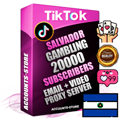 Professional Salvadoran PREMIUM TikTok accounts of manual registration and farming for the GAMBLING niche with high trust history profile photos and videos — fully themed and optimized for GAMBLING advertising and promotion — 20000 niche-related live active subscribers 2018–2022 registration years Verified Email (included) + Cookie JSON for secure import and login to the account + User Agent + high-quality content filling (profile photo banner and videos). Fully ready for targeted campaigns and ad launches from any country. Perfectly holds ads without bans. Ideal for any earning schemes affiliate promotions and marketing projects. Quality unlimited IPv4 proxy server included.
