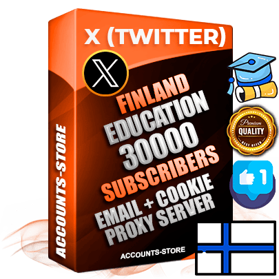 Professional Finnish PREMIUM X (Twitter) accounts of manual registration and farming for the EDUCATION niche with high trust history photos and tweets — fully themed and optimized for EDUCATION advertising and promotion — 30000 niche-related live active followers 2009–2014 registration year Verified Email (Included) + Cookie JSON for secure import and login to the account + User Agent + High-quality filling (Photo Header Posts). Fully ready for targeted campaigns and ad launches from any country. Perfectly hold ads without bans. Ideal for any earning schemes affiliate promotions and marketing projects. Quality unlimited IPv4 proxy server included. Professional Finnish PREMIUM X (Twitter) accounts of manual registration and farming for the EDUCATION niche with high trust history photos and tweets — fully themed and optimized for EDUCATION advertising and promotion — 30000 niche-related live active followers 2009–2014 registration year Verified Email (Included) + Cookie JSON for secure import and login to the account + User Agent + High-quality filling (Photo Header Posts). Fully ready for targeted campaigns and ad launches from any country. Perfectly hold ads without bans. Ideal for any earning schemes affiliate promotions and marketing projects. Quality unlimited IPv4 proxy server included.