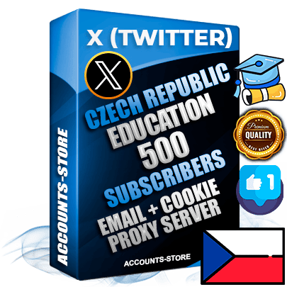 Professional Czech PREMIUM X (Twitter) accounts of manual registration and farming for the EDUCATION niche with high trust history photos and tweets — fully themed and optimized for EDUCATION advertising and promotion — 500 niche-related live active followers 2009–2014 registration year Verified Email (Included) + Cookie JSON for secure import and login to the account + User Agent + High-quality filling (Photo Header Posts). Fully ready for targeted campaigns and ad launches from any country. Perfectly hold ads without bans. Ideal for any earning schemes affiliate promotions and marketing projects. Quality unlimited IPv4 proxy server included. Professional Czech PREMIUM X (Twitter) accounts of manual registration and farming for the EDUCATION niche with high trust history photos and tweets — fully themed and optimized for EDUCATION advertising and promotion — 500 niche-related live active followers 2009–2014 registration year Verified Email (Included) + Cookie JSON for secure import and login to the account + User Agent + High-quality filling (Photo Header Posts). Fully ready for targeted campaigns and ad launches from any country. Perfectly hold ads without bans. Ideal for any earning schemes affiliate promotions and marketing projects. Quality unlimited IPv4 proxy server included.