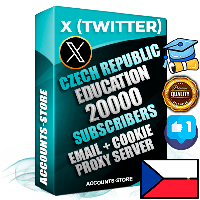 Professional Czech PREMIUM X (Twitter) accounts of manual registration and farming for the EDUCATION niche with high trust history photos and tweets — fully themed and optimized for EDUCATION advertising and promotion — 20000 niche-related live active followers 2009–2014 registration year Verified Email (Included) + Cookie JSON for secure import and login to the account + User Agent + High-quality filling (Photo Header Posts). Fully ready for targeted campaigns and ad launches from any country. Perfectly hold ads without bans. Ideal for any earning schemes affiliate promotions and marketing projects. Quality unlimited IPv4 proxy server included.