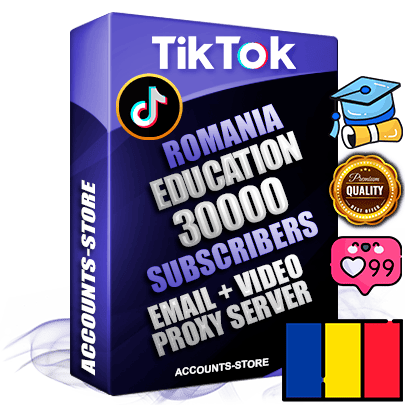 Professional Romanian PREMIUM TikTok accounts of manual registration and farming for the EDUCATION niche with high trust history profile photos and videos — fully themed and optimized for EDUCATION advertising and promotion — 30000 niche-related live active subscribers 2018–2022 registration years Verified Email (included) + Cookie JSON for secure import and login to the account + User Agent + high-quality content filling (profile photo banner and videos). Fully ready for targeted campaigns and ad launches from any country. Perfectly holds ads without bans. Ideal for any earning schemes affiliate promotions and marketing projects. Quality unlimited IPv4 proxy server included.