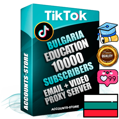 Professional Bulgarian PREMIUM TikTok accounts of manual registration and farming for the EDUCATION niche with high trust history profile photos and videos — fully themed and optimized for EDUCATION advertising and promotion — 10000 niche-related live active subscribers 2018–2022 registration years Verified Email (included) + Cookie JSON for secure import and login to the account + User Agent + high-quality content filling (profile photo banner and videos). Fully ready for targeted campaigns and ad launches from any country. Perfectly holds ads without bans. Ideal for any earning schemes affiliate promotions and marketing projects. Quality unlimited IPv4 proxy server included.