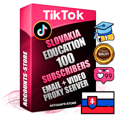 Professional Slovak PREMIUM TikTok accounts of manual registration and farming for the EDUCATION niche with high trust history profile photos and videos — fully themed and optimized for EDUCATION advertising and promotion — 100 niche-related live active subscribers 2018–2022 registration years Verified Email (included) + Cookie JSON for secure import and login to the account + User Agent + high-quality content filling (profile photo banner and videos). Fully ready for targeted campaigns and ad launches from any country. Perfectly holds ads without bans. Ideal for any earning schemes affiliate promotions and marketing projects. Quality unlimited IPv4 proxy server included. Professional Slovak PREMIUM TikTok accounts of manual registration and farming for the EDUCATION niche with high trust history profile photos and videos — fully themed and optimized for EDUCATION advertising and promotion — 100 niche-related live active subscribers 2018–2022 registration years Verified Email (included) + Cookie JSON for secure import and login to the account + User Agent + high-quality content filling (profile photo banner and videos). Fully ready for targeted campaigns and ad launches from any country. Perfectly holds ads without bans. Ideal for any earning schemes affiliate promotions and marketing projects. Quality unlimited IPv4 proxy server included.
