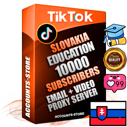 Professional Slovak PREMIUM TikTok accounts of manual registration and farming for the EDUCATION niche with high trust history profile photos and videos — fully themed and optimized for EDUCATION advertising and promotion — 10000 niche-related live active subscribers 2018–2022 registration years Verified Email (included) + Cookie JSON for secure import and login to the account + User Agent + high-quality content filling (profile photo banner and videos). Fully ready for targeted campaigns and ad launches from any country. Perfectly holds ads without bans. Ideal for any earning schemes affiliate promotions and marketing projects. Quality unlimited IPv4 proxy server included. Professional Slovak PREMIUM TikTok accounts of manual registration and farming for the EDUCATION niche with high trust history profile photos and videos — fully themed and optimized for EDUCATION advertising and promotion — 10000 niche-related live active subscribers 2018–2022 registration years Verified Email (included) + Cookie JSON for secure import and login to the account + User Agent + high-quality content filling (profile photo banner and videos). Fully ready for targeted campaigns and ad launches from any country. Perfectly holds ads without bans. Ideal for any earning schemes affiliate promotions and marketing projects. Quality unlimited IPv4 proxy server included.
