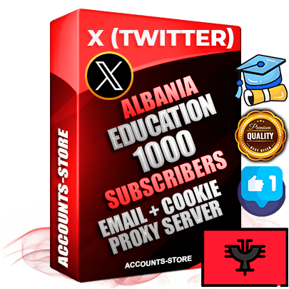 Professional Albanian PREMIUM X (Twitter) accounts of manual registration and farming for the EDUCATION niche with high trust history photos and tweets — fully themed and optimized for EDUCATION advertising and promotion — 1000 niche-related live active followers 2009–2014 registration year Verified Email (Included) + Cookie JSON for secure import and login to the account + User Agent + High-quality filling (Photo Header Posts). Fully ready for targeted campaigns and ad launches from any country. Perfectly hold ads without bans. Ideal for any earning schemes affiliate promotions and marketing projects. Quality unlimited IPv4 proxy server included. Professional Albanian PREMIUM X (Twitter) accounts of manual registration and farming for the EDUCATION niche with high trust history photos and tweets — fully themed and optimized for EDUCATION advertising and promotion — 1000 niche-related live active followers 2009–2014 registration year Verified Email (Included) + Cookie JSON for secure import and login to the account + User Agent + High-quality filling (Photo Header Posts). Fully ready for targeted campaigns and ad launches from any country. Perfectly hold ads without bans. Ideal for any earning schemes affiliate promotions and marketing projects. Quality unlimited IPv4 proxy server included.