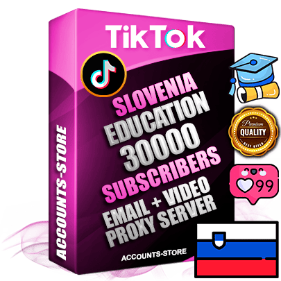 Professional Slovenian PREMIUM TikTok accounts of manual registration and farming for the EDUCATION niche with high trust history profile photos and videos — fully themed and optimized for EDUCATION advertising and promotion — 30000 niche-related live active subscribers 2018–2022 registration years Verified Email (included) + Cookie JSON for secure import and login to the account + User Agent + high-quality content filling (profile photo banner and videos). Fully ready for targeted campaigns and ad launches from any country. Perfectly holds ads without bans. Ideal for any earning schemes affiliate promotions and marketing projects. Quality unlimited IPv4 proxy server included.