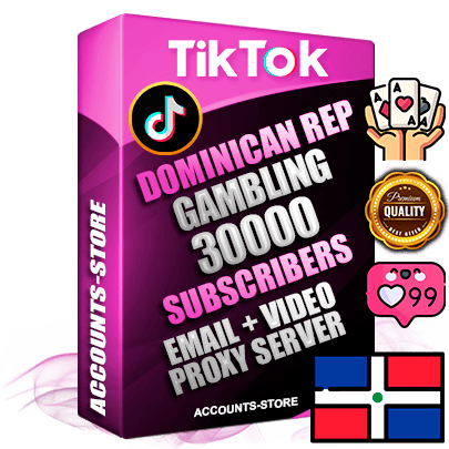 Professional Dominican PREMIUM TikTok accounts of manual registration and farming for the GAMBLING niche with high trust history profile photos and videos — fully themed and optimized for GAMBLING advertising and promotion — 30000 niche-related live active subscribers 2018–2022 registration years Verified Email (included) + Cookie JSON for secure import and login to the account + User Agent + high-quality content filling (profile photo banner and videos). Fully ready for targeted campaigns and ad launches from any country. Perfectly holds ads without bans. Ideal for any earning schemes affiliate promotions and marketing projects. Quality unlimited IPv4 proxy server included.