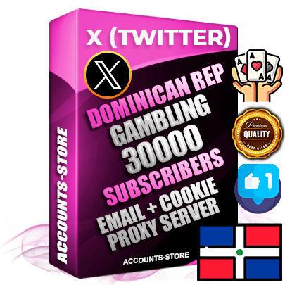Professional Dominican PREMIUM X (Twitter) accounts of manual registration and farming for the GAMBLING niche with high trust history photos and tweets — fully themed and optimized for GAMBLING advertising and promotion — 30000 niche-related live active followers 2009–2014 registration year Verified Email (Included) + Cookie JSON for secure import and login to the account + User Agent + High-quality filling (Photo Header Posts). Fully ready for targeted campaigns and ad launches from any country. Perfectly hold ads without bans. Ideal for any earning schemes affiliate promotions and marketing projects. Quality unlimited IPv4 proxy server included. Professional Dominican PREMIUM X (Twitter) accounts of manual registration and farming for the GAMBLING niche with high trust history photos and tweets — fully themed and optimized for GAMBLING advertising and promotion — 30000 niche-related live active followers 2009–2014 registration year Verified Email (Included) + Cookie JSON for secure import and login to the account + User Agent + High-quality filling (Photo Header Posts). Fully ready for targeted campaigns and ad launches from any country. Perfectly hold ads without bans. Ideal for any earning schemes affiliate promotions and marketing projects. Quality unlimited IPv4 proxy server included.