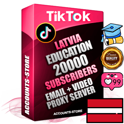 Professional Latvian PREMIUM TikTok accounts of manual registration and farming for the EDUCATION niche with high trust history profile photos and videos — fully themed and optimized for EDUCATION advertising and promotion — 20000 niche-related live active subscribers 2018–2022 registration years Verified Email (included) + Cookie JSON for secure import and login to the account + User Agent + high-quality content filling (profile photo banner and videos). Fully ready for targeted campaigns and ad launches from any country. Perfectly holds ads without bans. Ideal for any earning schemes affiliate promotions and marketing projects. Quality unlimited IPv4 proxy server included.