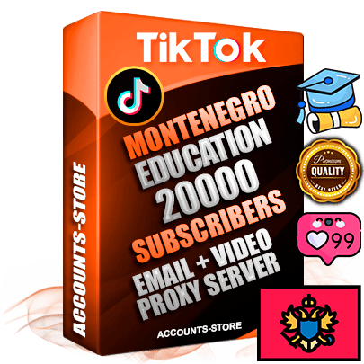 Professional Montenegrin PREMIUM TikTok accounts of manual registration and farming for the EDUCATION niche with high trust history profile photos and videos — fully themed and optimized for EDUCATION advertising and promotion — 20000 niche-related live active subscribers 2018–2022 registration years Verified Email (included) + Cookie JSON for secure import and login to the account + User Agent + high-quality content filling (profile photo banner and videos). Fully ready for targeted campaigns and ad launches from any country. Perfectly holds ads without bans. Ideal for any earning schemes affiliate promotions and marketing projects. Quality unlimited IPv4 proxy server included. Professional Montenegrin PREMIUM TikTok accounts of manual registration and farming for the EDUCATION niche with high trust history profile photos and videos — fully themed and optimized for EDUCATION advertising and promotion — 20000 niche-related live active subscribers 2018–2022 registration years Verified Email (included) + Cookie JSON for secure import and login to the account + User Agent + high-quality content filling (profile photo banner and videos). Fully ready for targeted campaigns and ad launches from any country. Perfectly holds ads without bans. Ideal for any earning schemes affiliate promotions and marketing projects. Quality unlimited IPv4 proxy server included.