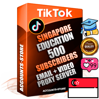 Professional Singapore PREMIUM TikTok accounts of manual registration and farming for the EDUCATION niche with high trust history profile photos and videos — fully themed and optimized for EDUCATION advertising and promotion — 500 niche-related live active subscribers 2018–2022 registration years Verified Email (included) + Cookie JSON for secure import and login to the account + User Agent + high-quality content filling (profile photo banner and videos). Fully ready for targeted campaigns and ad launches from any country. Perfectly holds ads without bans. Ideal for any earning schemes affiliate promotions and marketing projects. Quality unlimited IPv4 proxy server included. Professional Singapore PREMIUM TikTok accounts of manual registration and farming for the EDUCATION niche with high trust history profile photos and videos — fully themed and optimized for EDUCATION advertising and promotion — 500 niche-related live active subscribers 2018–2022 registration years Verified Email (included) + Cookie JSON for secure import and login to the account + User Agent + high-quality content filling (profile photo banner and videos). Fully ready for targeted campaigns and ad launches from any country. Perfectly holds ads without bans. Ideal for any earning schemes affiliate promotions and marketing projects. Quality unlimited IPv4 proxy server included.