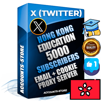Professional Hong Kong  PREMIUM X (Twitter) accounts of manual registration and farming for the EDUCATION niche with high trust history photos and tweets — fully themed and optimized for EDUCATION advertising and promotion — 5000 niche-related live active followers 2009–2014 registration year Verified Email (Included) + Cookie JSON for secure import and login to the account + User Agent + High-quality filling (Photo Header Posts). Fully ready for targeted campaigns and ad launches from any country. Perfectly hold ads without bans. Ideal for any earning schemes affiliate promotions and marketing projects. Quality unlimited IPv4 proxy server included.