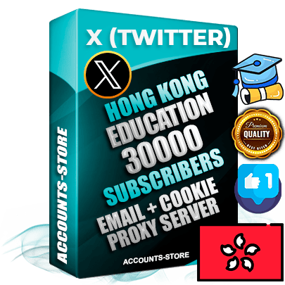 Professional Hong Kong  PREMIUM X (Twitter) accounts of manual registration and farming for the EDUCATION niche with high trust history photos and tweets — fully themed and optimized for EDUCATION advertising and promotion — 30000 niche-related live active followers 2009–2014 registration year Verified Email (Included) + Cookie JSON for secure import and login to the account + User Agent + High-quality filling (Photo Header Posts). Fully ready for targeted campaigns and ad launches from any country. Perfectly hold ads without bans. Ideal for any earning schemes affiliate promotions and marketing projects. Quality unlimited IPv4 proxy server included.