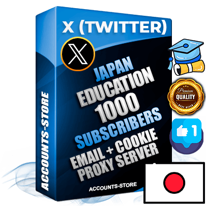 Professional Japanese PREMIUM X (Twitter) accounts of manual registration and farming for the EDUCATION niche with high trust history photos and tweets — fully themed and optimized for EDUCATION advertising and promotion — 1000 niche-related live active followers 2009–2014 registration year Verified Email (Included) + Cookie JSON for secure import and login to the account + User Agent + High-quality filling (Photo Header Posts). Fully ready for targeted campaigns and ad launches from any country. Perfectly hold ads without bans. Ideal for any earning schemes affiliate promotions and marketing projects. Quality unlimited IPv4 proxy server included.