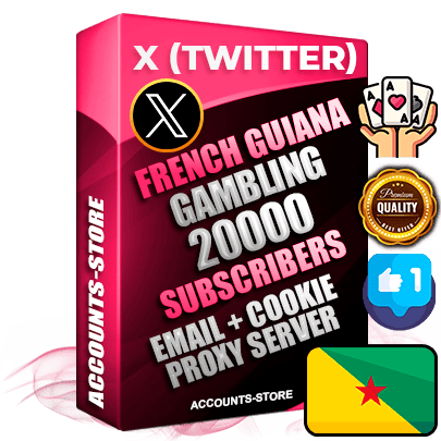 Professional Guiana PREMIUM X (Twitter) accounts of manual registration and farming for the GAMBLING niche with high trust history photos and tweets — fully themed and optimized for GAMBLING advertising and promotion — 20000 niche-related live active followers 2009–2014 registration year Verified Email (Included) + Cookie JSON for secure import and login to the account + User Agent + High-quality filling (Photo Header Posts). Fully ready for targeted campaigns and ad launches from any country. Perfectly hold ads without bans. Ideal for any earning schemes affiliate promotions and marketing projects. Quality unlimited IPv4 proxy server included. Professional Guiana PREMIUM X (Twitter) accounts of manual registration and farming for the GAMBLING niche with high trust history photos and tweets — fully themed and optimized for GAMBLING advertising and promotion — 20000 niche-related live active followers 2009–2014 registration year Verified Email (Included) + Cookie JSON for secure import and login to the account + User Agent + High-quality filling (Photo Header Posts). Fully ready for targeted campaigns and ad launches from any country. Perfectly hold ads without bans. Ideal for any earning schemes affiliate promotions and marketing projects. Quality unlimited IPv4 proxy server included.