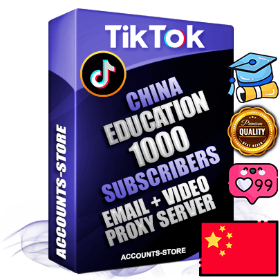 Professional Chinese PREMIUM TikTok accounts of manual registration and farming for the EDUCATION niche with high trust history profile photos and videos — fully themed and optimized for EDUCATION advertising and promotion — 1000 niche-related live active subscribers 2018–2022 registration years Verified Email (included) + Cookie JSON for secure import and login to the account + User Agent + high-quality content filling (profile photo banner and videos). Fully ready for targeted campaigns and ad launches from any country. Perfectly holds ads without bans. Ideal for any earning schemes affiliate promotions and marketing projects. Quality unlimited IPv4 proxy server included.