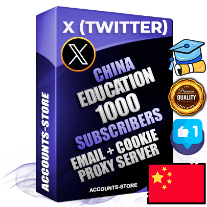 Professional Chinese PREMIUM X (Twitter) accounts of manual registration and farming for the EDUCATION niche with high trust history photos and tweets — fully themed and optimized for EDUCATION advertising and promotion — 1000 niche-related live active followers 2009–2014 registration year Verified Email (Included) + Cookie JSON for secure import and login to the account + User Agent + High-quality filling (Photo Header Posts). Fully ready for targeted campaigns and ad launches from any country. Perfectly hold ads without bans. Ideal for any earning schemes affiliate promotions and marketing projects. Quality unlimited IPv4 proxy server included. Professional Chinese PREMIUM X (Twitter) accounts of manual registration and farming for the EDUCATION niche with high trust history photos and tweets — fully themed and optimized for EDUCATION advertising and promotion — 1000 niche-related live active followers 2009–2014 registration year Verified Email (Included) + Cookie JSON for secure import and login to the account + User Agent + High-quality filling (Photo Header Posts). Fully ready for targeted campaigns and ad launches from any country. Perfectly hold ads without bans. Ideal for any earning schemes affiliate promotions and marketing projects. Quality unlimited IPv4 proxy server included.