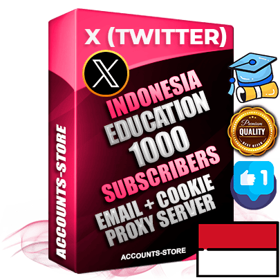 Professional Indonesian PREMIUM X (Twitter) accounts of manual registration and farming for the EDUCATION niche with high trust history photos and tweets — fully themed and optimized for EDUCATION advertising and promotion — 1000 niche-related live active followers 2009–2014 registration year Verified Email (Included) + Cookie JSON for secure import and login to the account + User Agent + High-quality filling (Photo Header Posts). Fully ready for targeted campaigns and ad launches from any country. Perfectly hold ads without bans. Ideal for any earning schemes affiliate promotions and marketing projects. Quality unlimited IPv4 proxy server included.