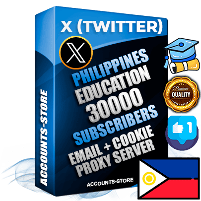 Professional Filipino PREMIUM X (Twitter) accounts of manual registration and farming for the EDUCATION niche with high trust history photos and tweets — fully themed and optimized for EDUCATION advertising and promotion — 30000 niche-related live active followers 2009–2014 registration year Verified Email (Included) + Cookie JSON for secure import and login to the account + User Agent + High-quality filling (Photo Header Posts). Fully ready for targeted campaigns and ad launches from any country. Perfectly hold ads without bans. Ideal for any earning schemes affiliate promotions and marketing projects. Quality unlimited IPv4 proxy server included.