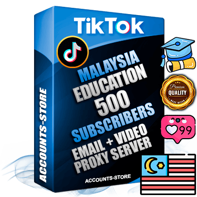 Professional Malaysian PREMIUM TikTok accounts of manual registration and farming for the EDUCATION niche with high trust history profile photos and videos — fully themed and optimized for EDUCATION advertising and promotion — 500 niche-related live active subscribers 2018–2022 registration years Verified Email (included) + Cookie JSON for secure import and login to the account + User Agent + high-quality content filling (profile photo banner and videos). Fully ready for targeted campaigns and ad launches from any country. Perfectly holds ads without bans. Ideal for any earning schemes affiliate promotions and marketing projects. Quality unlimited IPv4 proxy server included. Professional Malaysian PREMIUM TikTok accounts of manual registration and farming for the EDUCATION niche with high trust history profile photos and videos — fully themed and optimized for EDUCATION advertising and promotion — 500 niche-related live active subscribers 2018–2022 registration years Verified Email (included) + Cookie JSON for secure import and login to the account + User Agent + high-quality content filling (profile photo banner and videos). Fully ready for targeted campaigns and ad launches from any country. Perfectly holds ads without bans. Ideal for any earning schemes affiliate promotions and marketing projects. Quality unlimited IPv4 proxy server included.