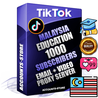 Professional Malaysian PREMIUM TikTok accounts of manual registration and farming for the EDUCATION niche with high trust history profile photos and videos — fully themed and optimized for EDUCATION advertising and promotion — 1000 niche-related live active subscribers 2018–2022 registration years Verified Email (included) + Cookie JSON for secure import and login to the account + User Agent + high-quality content filling (profile photo banner and videos). Fully ready for targeted campaigns and ad launches from any country. Perfectly holds ads without bans. Ideal for any earning schemes affiliate promotions and marketing projects. Quality unlimited IPv4 proxy server included. Professional Malaysian PREMIUM TikTok accounts of manual registration and farming for the EDUCATION niche with high trust history profile photos and videos — fully themed and optimized for EDUCATION advertising and promotion — 1000 niche-related live active subscribers 2018–2022 registration years Verified Email (included) + Cookie JSON for secure import and login to the account + User Agent + high-quality content filling (profile photo banner and videos). Fully ready for targeted campaigns and ad launches from any country. Perfectly holds ads without bans. Ideal for any earning schemes affiliate promotions and marketing projects. Quality unlimited IPv4 proxy server included.