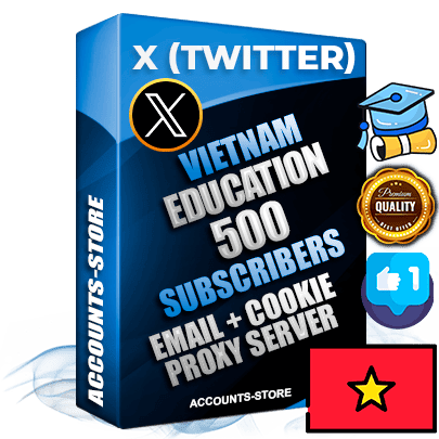 Professional Vietnamese PREMIUM X (Twitter) accounts of manual registration and farming for the EDUCATION niche with high trust history photos and tweets — fully themed and optimized for EDUCATION advertising and promotion — 500 niche-related live active followers 2009–2014 registration year Verified Email (Included) + Cookie JSON for secure import and login to the account + User Agent + High-quality filling (Photo Header Posts). Fully ready for targeted campaigns and ad launches from any country. Perfectly hold ads without bans. Ideal for any earning schemes affiliate promotions and marketing projects. Quality unlimited IPv4 proxy server included. Professional Vietnamese PREMIUM X (Twitter) accounts of manual registration and farming for the EDUCATION niche with high trust history photos and tweets — fully themed and optimized for EDUCATION advertising and promotion — 500 niche-related live active followers 2009–2014 registration year Verified Email (Included) + Cookie JSON for secure import and login to the account + User Agent + High-quality filling (Photo Header Posts). Fully ready for targeted campaigns and ad launches from any country. Perfectly hold ads without bans. Ideal for any earning schemes affiliate promotions and marketing projects. Quality unlimited IPv4 proxy server included.