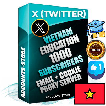 Professional Vietnamese PREMIUM X (Twitter) accounts of manual registration and farming for the EDUCATION niche with high trust history photos and tweets — fully themed and optimized for EDUCATION advertising and promotion — 1000 niche-related live active followers 2009–2014 registration year Verified Email (Included) + Cookie JSON for secure import and login to the account + User Agent + High-quality filling (Photo Header Posts). Fully ready for targeted campaigns and ad launches from any country. Perfectly hold ads without bans. Ideal for any earning schemes affiliate promotions and marketing projects. Quality unlimited IPv4 proxy server included. Professional Vietnamese PREMIUM X (Twitter) accounts of manual registration and farming for the EDUCATION niche with high trust history photos and tweets — fully themed and optimized for EDUCATION advertising and promotion — 1000 niche-related live active followers 2009–2014 registration year Verified Email (Included) + Cookie JSON for secure import and login to the account + User Agent + High-quality filling (Photo Header Posts). Fully ready for targeted campaigns and ad launches from any country. Perfectly hold ads without bans. Ideal for any earning schemes affiliate promotions and marketing projects. Quality unlimited IPv4 proxy server included.
