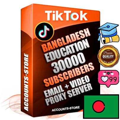 Professional Bangladeshi PREMIUM TikTok accounts of manual registration and farming for the EDUCATION niche with high trust history profile photos and videos — fully themed and optimized for EDUCATION advertising and promotion — 30000 niche-related live active subscribers 2018–2022 registration years Verified Email (included) + Cookie JSON for secure import and login to the account + User Agent + high-quality content filling (profile photo banner and videos). Fully ready for targeted campaigns and ad launches from any country. Perfectly holds ads without bans. Ideal for any earning schemes affiliate promotions and marketing projects. Quality unlimited IPv4 proxy server included. Professional Bangladeshi PREMIUM TikTok accounts of manual registration and farming for the EDUCATION niche with high trust history profile photos and videos — fully themed and optimized for EDUCATION advertising and promotion — 30000 niche-related live active subscribers 2018–2022 registration years Verified Email (included) + Cookie JSON for secure import and login to the account + User Agent + high-quality content filling (profile photo banner and videos). Fully ready for targeted campaigns and ad launches from any country. Perfectly holds ads without bans. Ideal for any earning schemes affiliate promotions and marketing projects. Quality unlimited IPv4 proxy server included.