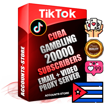 Professional Cuban PREMIUM TikTok accounts of manual registration and farming for the GAMBLING niche with high trust history profile photos and videos — fully themed and optimized for GAMBLING advertising and promotion — 20000 niche-related live active subscribers 2018–2022 registration years Verified Email (included) + Cookie JSON for secure import and login to the account + User Agent + high-quality content filling (profile photo banner and videos). Fully ready for targeted campaigns and ad launches from any country. Perfectly holds ads without bans. Ideal for any earning schemes affiliate promotions and marketing projects. Quality unlimited IPv4 proxy server included. Professional Cuban PREMIUM TikTok accounts of manual registration and farming for the GAMBLING niche with high trust history profile photos and videos — fully themed and optimized for GAMBLING advertising and promotion — 20000 niche-related live active subscribers 2018–2022 registration years Verified Email (included) + Cookie JSON for secure import and login to the account + User Agent + high-quality content filling (profile photo banner and videos). Fully ready for targeted campaigns and ad launches from any country. Perfectly holds ads without bans. Ideal for any earning schemes affiliate promotions and marketing projects. Quality unlimited IPv4 proxy server included.