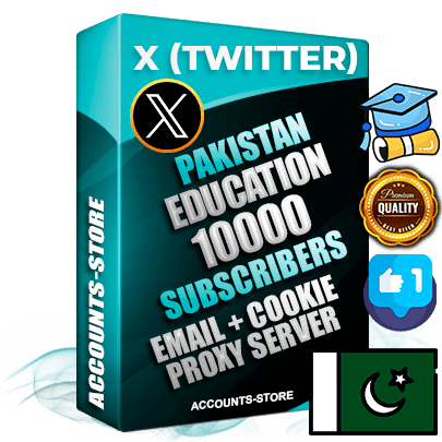 Professional Pakistani PREMIUM X (Twitter) accounts of manual registration and farming for the EDUCATION niche with high trust history photos and tweets — fully themed and optimized for EDUCATION advertising and promotion — 10000 niche-related live active followers 2009–2014 registration year Verified Email (Included) + Cookie JSON for secure import and login to the account + User Agent + High-quality filling (Photo Header Posts). Fully ready for targeted campaigns and ad launches from any country. Perfectly hold ads without bans. Ideal for any earning schemes affiliate promotions and marketing projects. Quality unlimited IPv4 proxy server included. Professional Pakistani PREMIUM X (Twitter) accounts of manual registration and farming for the EDUCATION niche with high trust history photos and tweets — fully themed and optimized for EDUCATION advertising and promotion — 10000 niche-related live active followers 2009–2014 registration year Verified Email (Included) + Cookie JSON for secure import and login to the account + User Agent + High-quality filling (Photo Header Posts). Fully ready for targeted campaigns and ad launches from any country. Perfectly hold ads without bans. Ideal for any earning schemes affiliate promotions and marketing projects. Quality unlimited IPv4 proxy server included.