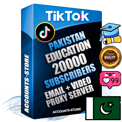 Professional Pakistani PREMIUM TikTok accounts of manual registration and farming for the EDUCATION niche with high trust history profile photos and videos — fully themed and optimized for EDUCATION advertising and promotion — 20000 niche-related live active subscribers 2018–2022 registration years Verified Email (included) + Cookie JSON for secure import and login to the account + User Agent + high-quality content filling (profile photo banner and videos). Fully ready for targeted campaigns and ad launches from any country. Perfectly holds ads without bans. Ideal for any earning schemes affiliate promotions and marketing projects. Quality unlimited IPv4 proxy server included.