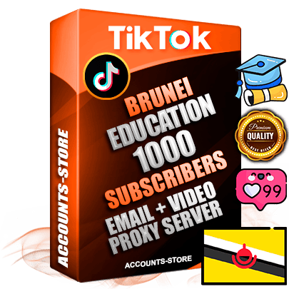 Professional Brunei PREMIUM TikTok accounts of manual registration and farming for the EDUCATION niche with high trust history profile photos and videos — fully themed and optimized for EDUCATION advertising and promotion — 1000 niche-related live active subscribers 2018–2022 registration years Verified Email (included) + Cookie JSON for secure import and login to the account + User Agent + high-quality content filling (profile photo banner and videos). Fully ready for targeted campaigns and ad launches from any country. Perfectly holds ads without bans. Ideal for any earning schemes affiliate promotions and marketing projects. Quality unlimited IPv4 proxy server included.