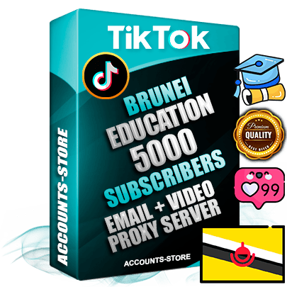 Professional Brunei PREMIUM TikTok accounts of manual registration and farming for the EDUCATION niche with high trust history profile photos and videos — fully themed and optimized for EDUCATION advertising and promotion — 5000 niche-related live active subscribers 2018–2022 registration years Verified Email (included) + Cookie JSON for secure import and login to the account + User Agent + high-quality content filling (profile photo banner and videos). Fully ready for targeted campaigns and ad launches from any country. Perfectly holds ads without bans. Ideal for any earning schemes affiliate promotions and marketing projects. Quality unlimited IPv4 proxy server included.