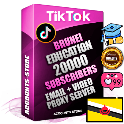 Professional Brunei PREMIUM TikTok accounts of manual registration and farming for the EDUCATION niche with high trust history profile photos and videos — fully themed and optimized for EDUCATION advertising and promotion — 20000 niche-related live active subscribers 2018–2022 registration years Verified Email (included) + Cookie JSON for secure import and login to the account + User Agent + high-quality content filling (profile photo banner and videos). Fully ready for targeted campaigns and ad launches from any country. Perfectly holds ads without bans. Ideal for any earning schemes affiliate promotions and marketing projects. Quality unlimited IPv4 proxy server included.