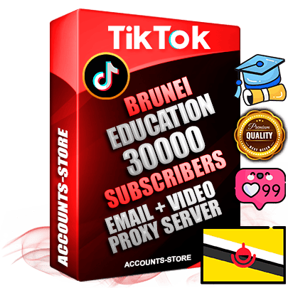 Professional Brunei PREMIUM TikTok accounts of manual registration and farming for the EDUCATION niche with high trust history profile photos and videos — fully themed and optimized for EDUCATION advertising and promotion — 30000 niche-related live active subscribers 2018–2022 registration years Verified Email (included) + Cookie JSON for secure import and login to the account + User Agent + high-quality content filling (profile photo banner and videos). Fully ready for targeted campaigns and ad launches from any country. Perfectly holds ads without bans. Ideal for any earning schemes affiliate promotions and marketing projects. Quality unlimited IPv4 proxy server included.