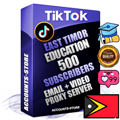 Professional Timorese PREMIUM TikTok accounts of manual registration and farming for the EDUCATION niche with high trust history profile photos and videos — fully themed and optimized for EDUCATION advertising and promotion — 500 niche-related live active subscribers 2018–2022 registration years Verified Email (included) + Cookie JSON for secure import and login to the account + User Agent + high-quality content filling (profile photo banner and videos). Fully ready for targeted campaigns and ad launches from any country. Perfectly holds ads without bans. Ideal for any earning schemes affiliate promotions and marketing projects. Quality unlimited IPv4 proxy server included.
