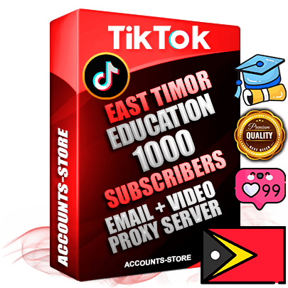 Professional Timorese PREMIUM TikTok accounts of manual registration and farming for the EDUCATION niche with high trust history profile photos and videos — fully themed and optimized for EDUCATION advertising and promotion — 1000 niche-related live active subscribers 2018–2022 registration years Verified Email (included) + Cookie JSON for secure import and login to the account + User Agent + high-quality content filling (profile photo banner and videos). Fully ready for targeted campaigns and ad launches from any country. Perfectly holds ads without bans. Ideal for any earning schemes affiliate promotions and marketing projects. Quality unlimited IPv4 proxy server included. Professional Timorese PREMIUM TikTok accounts of manual registration and farming for the EDUCATION niche with high trust history profile photos and videos — fully themed and optimized for EDUCATION advertising and promotion — 1000 niche-related live active subscribers 2018–2022 registration years Verified Email (included) + Cookie JSON for secure import and login to the account + User Agent + high-quality content filling (profile photo banner and videos). Fully ready for targeted campaigns and ad launches from any country. Perfectly holds ads without bans. Ideal for any earning schemes affiliate promotions and marketing projects. Quality unlimited IPv4 proxy server included.