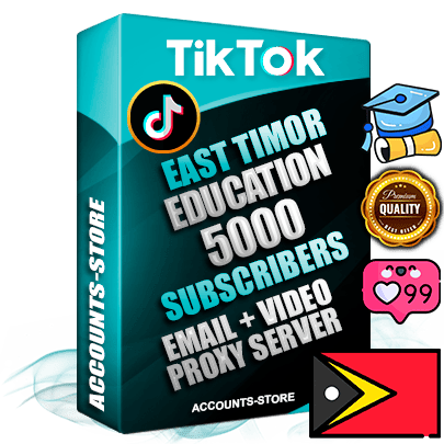 Professional Timorese PREMIUM TikTok accounts of manual registration and farming for the EDUCATION niche with high trust history profile photos and videos — fully themed and optimized for EDUCATION advertising and promotion — 5000 niche-related live active subscribers 2018–2022 registration years Verified Email (included) + Cookie JSON for secure import and login to the account + User Agent + high-quality content filling (profile photo banner and videos). Fully ready for targeted campaigns and ad launches from any country. Perfectly holds ads without bans. Ideal for any earning schemes affiliate promotions and marketing projects. Quality unlimited IPv4 proxy server included. Professional Timorese PREMIUM TikTok accounts of manual registration and farming for the EDUCATION niche with high trust history profile photos and videos — fully themed and optimized for EDUCATION advertising and promotion — 5000 niche-related live active subscribers 2018–2022 registration years Verified Email (included) + Cookie JSON for secure import and login to the account + User Agent + high-quality content filling (profile photo banner and videos). Fully ready for targeted campaigns and ad launches from any country. Perfectly holds ads without bans. Ideal for any earning schemes affiliate promotions and marketing projects. Quality unlimited IPv4 proxy server included.