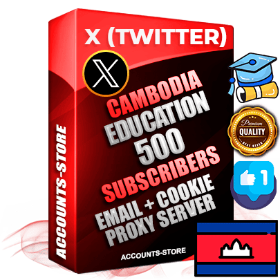 Professional Cambodian PREMIUM X (Twitter) accounts of manual registration and farming for the EDUCATION niche with high trust history photos and tweets — fully themed and optimized for EDUCATION advertising and promotion — 500 niche-related live active followers 2009–2014 registration year Verified Email (Included) + Cookie JSON for secure import and login to the account + User Agent + High-quality filling (Photo Header Posts). Fully ready for targeted campaigns and ad launches from any country. Perfectly hold ads without bans. Ideal for any earning schemes affiliate promotions and marketing projects. Quality unlimited IPv4 proxy server included. Professional Cambodian PREMIUM X (Twitter) accounts of manual registration and farming for the EDUCATION niche with high trust history photos and tweets — fully themed and optimized for EDUCATION advertising and promotion — 500 niche-related live active followers 2009–2014 registration year Verified Email (Included) + Cookie JSON for secure import and login to the account + User Agent + High-quality filling (Photo Header Posts). Fully ready for targeted campaigns and ad launches from any country. Perfectly hold ads without bans. Ideal for any earning schemes affiliate promotions and marketing projects. Quality unlimited IPv4 proxy server included.