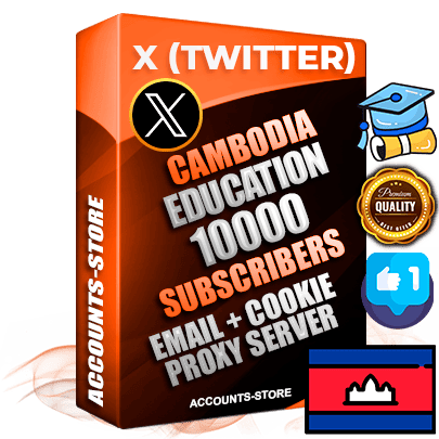 Professional Cambodian PREMIUM X (Twitter) accounts of manual registration and farming for the EDUCATION niche with high trust history photos and tweets — fully themed and optimized for EDUCATION advertising and promotion — 10000 niche-related live active followers 2009–2014 registration year Verified Email (Included) + Cookie JSON for secure import and login to the account + User Agent + High-quality filling (Photo Header Posts). Fully ready for targeted campaigns and ad launches from any country. Perfectly hold ads without bans. Ideal for any earning schemes affiliate promotions and marketing projects. Quality unlimited IPv4 proxy server included. Professional Cambodian PREMIUM X (Twitter) accounts of manual registration and farming for the EDUCATION niche with high trust history photos and tweets — fully themed and optimized for EDUCATION advertising and promotion — 10000 niche-related live active followers 2009–2014 registration year Verified Email (Included) + Cookie JSON for secure import and login to the account + User Agent + High-quality filling (Photo Header Posts). Fully ready for targeted campaigns and ad launches from any country. Perfectly hold ads without bans. Ideal for any earning schemes affiliate promotions and marketing projects. Quality unlimited IPv4 proxy server included.