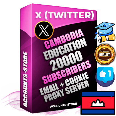 Professional Cambodian PREMIUM X (Twitter) accounts of manual registration and farming for the EDUCATION niche with high trust history photos and tweets — fully themed and optimized for EDUCATION advertising and promotion — 20000 niche-related live active followers 2009–2014 registration year Verified Email (Included) + Cookie JSON for secure import and login to the account + User Agent + High-quality filling (Photo Header Posts). Fully ready for targeted campaigns and ad launches from any country. Perfectly hold ads without bans. Ideal for any earning schemes affiliate promotions and marketing projects. Quality unlimited IPv4 proxy server included. Professional Cambodian PREMIUM X (Twitter) accounts of manual registration and farming for the EDUCATION niche with high trust history photos and tweets — fully themed and optimized for EDUCATION advertising and promotion — 20000 niche-related live active followers 2009–2014 registration year Verified Email (Included) + Cookie JSON for secure import and login to the account + User Agent + High-quality filling (Photo Header Posts). Fully ready for targeted campaigns and ad launches from any country. Perfectly hold ads without bans. Ideal for any earning schemes affiliate promotions and marketing projects. Quality unlimited IPv4 proxy server included.